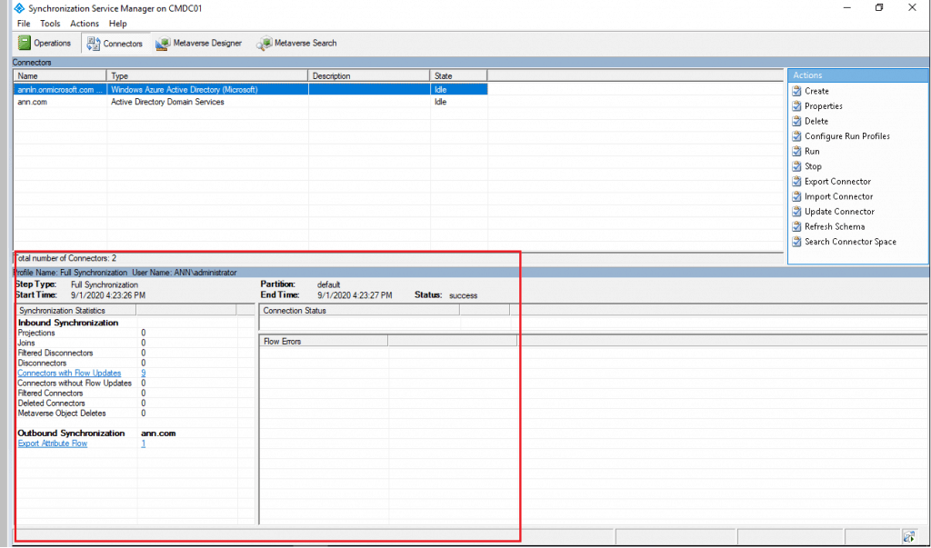 Intune Guide Post 2 - ADD Connect Sync ADSyncScheduler