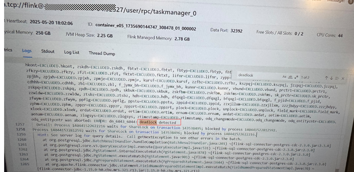 如何解决 MapReduce Service Flink写数到GaussDB(DWS)产生死锁问题