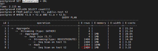 GaussDB(DWS)性能调优系列基础篇一：万物之始analyze统计信息